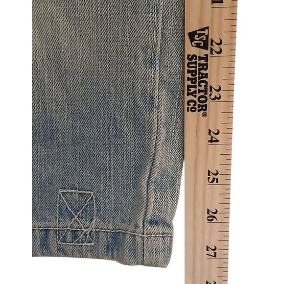 Vintage 90s Southpole Premium Baggy Jean Shorts Mens 34 Relaxed Fit Light Wash - Picture 8 of 12